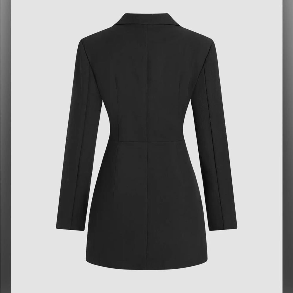 Cider COLLAR SOLID BUTTON MINI DRESS S AR8-10 - Picture 9 of 13